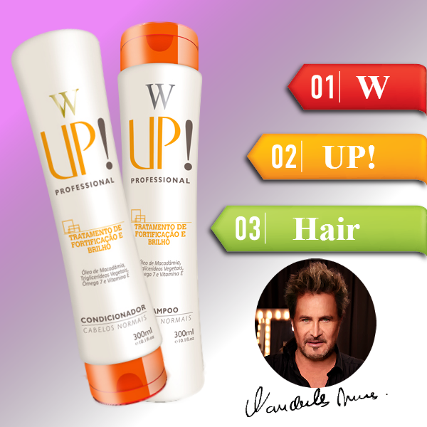 Shampoo W UP! Hair Profissional para cabelos normais 300ml