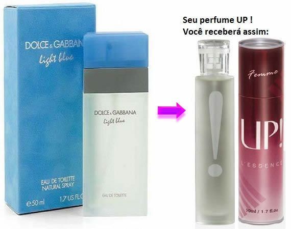 perfume Feminino 50ml - UP! 14 - D&G Light Blue